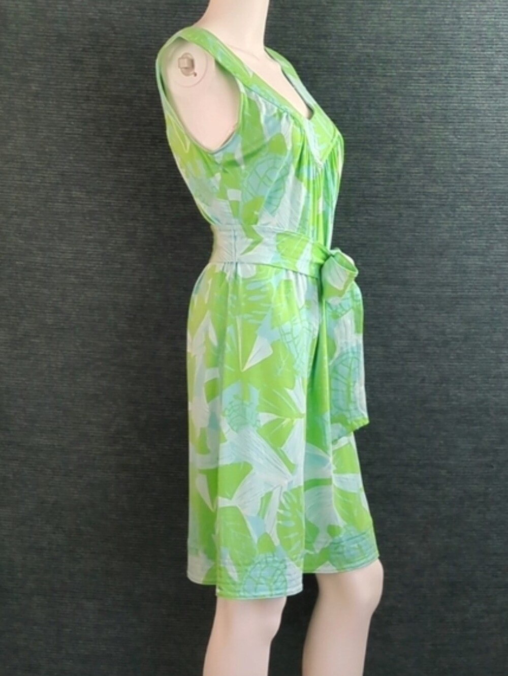 Lilly Pullitzer Silk Blend Nadja Dress "Love Me Or Leaf Me" - Picture 3 of 14